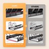 FONTOI Expandable Pot Lid Rack Organizer, Pans Organizer Rack with Adjustable Dividers, Cookware Set Organizer, Black, 8.3"*2.76"*12.4" - 4 of 4