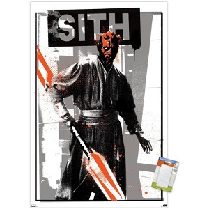 Trends International Star Wars: The Phantom Menace - Darth Maul Glitch Unframed Wall Poster Prints - 1 of 4