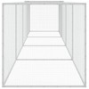 vidaXL Chicken Cage with Ventilated Design and Roof, Galvanized Steel in Light Gray - Perfect for Poultry, Training, Playing and Exercising - 4 of 4