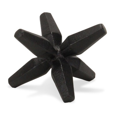Cheung's Calix Geometric Cast Iron Jack - Black