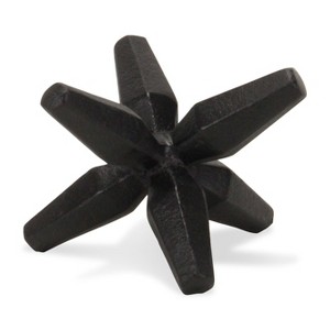 Cheung's Calix Geometric Cast Iron Jack - Black - 1 of 4
