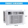 coucheta 10,000 BTU Window Air Conditioner with WiFi Cools up to 750 Sq, 115V Quiet Operation with Remote & App Control, Washable Filter, for Home - 2 of 4