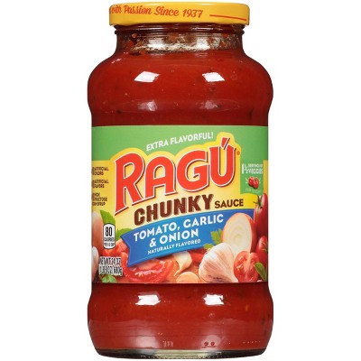 Ragu Chunky Tomato, Garlic & Onion Pasta Sauce - 24oz