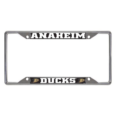 NHL Anaheim Ducks Stainless Steel License Plate Frame