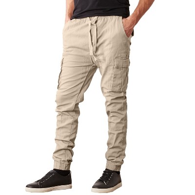 Jump Start Men's Super Flex Stretch Cargo Jogger Pants