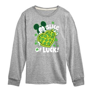 Boys' - Disney - Slice Of Luck Long Sleeve Graphic T-Shirt - 1 of 4