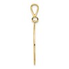 Black Bow Jewelry 14k Yellow Gold Masonic Circle Pendant, 18mm or 23mm - 2 of 4