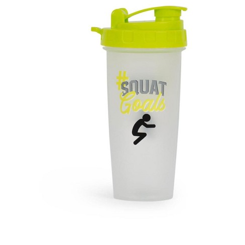Toynk #SquatGoals Plastic Shaker Bottle | Holds 20 Ounces