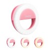 Insten Video Conference Lighting Kit For Cell Phone Laptop, LED Ring Lights Clip on, 3 Lighting Modes 4 Brightness - 4 of 4