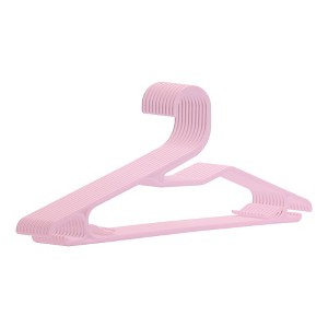 REGALWOVEN Plastic Durable Space Saving Non-Slip Hook Clothes Hangers 10 Pcs - 1 of 4