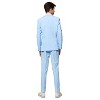 OppoSuits Teen Boys' Solid Color Suits - Cool Blue - Light Blue - Size 10 Years - image 2 of 4