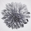 LunaLulinlk Printed Floral Cotton Shower Curtain - 2 of 4