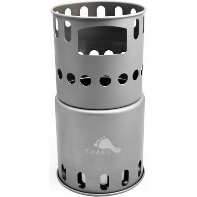 TOAKS Titanium Backpacking Wood Burning Stove STV-11