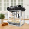 Infurnic Popcorn Poppers, with Kettle and Warming Deck, Kitchenware for Family Gatherings, Black, 17.32"*14.17"*20.67" - 3 of 4