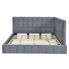 YOOCOZZ Mid-Century Modern Velvet Upholstered Daybed with Backrest and Armrest - 2 of 4