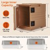 82 Qt Commercial Insulated Food Pan Carrier Catering Hot Cold Serving Dish box - 2 of 4