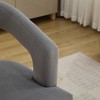 CAVINAS Wide Modern Barrel Accent Chair Upholstered Armchair,Living Room Leisure Chair,Velvet Lounge Chair for Club,Kitchen&Living Room - 3 of 4