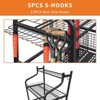 Garden Tool Organizer, Yard Tool Organizer, Heavy Duty Garden Tool Organizer for Garage, Partition Tool Organizer and Storage for Shed,  Tool Stand - 4 of 4