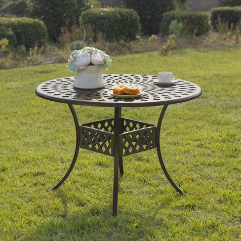 Bronze garden online table