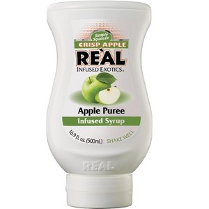 Reàl Infused Exotics Simply Squeeze Infused Syrup Apple 16.9oz Bottle for Mix- ologists, Chefs, Cooks - 1 of 4