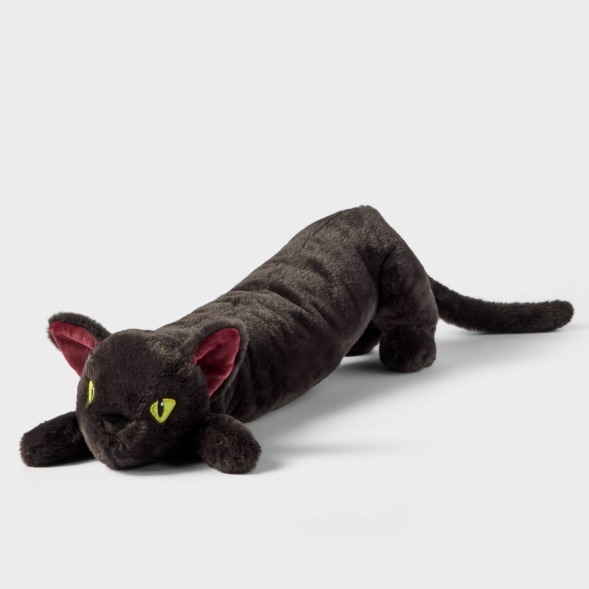31" Black Cat Stuffed Animal - Gigglescape™