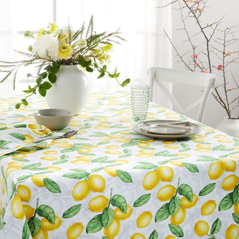 Martha Stewart Lots of Lemons Tablecloth Single Pack, 2 of 3