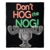 Warner Bros. Christmas Vacation Don'T=t Hog The Nog Silk Touch Throw Blanket 50x60 Inches - 2 of 4