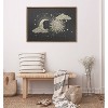Kate & Laurel All Things Decor 23"x33" Sylvie Celestial Sun and Crescent Moon Boho Tarot Card Framed Metallic Canvas Wall Art - 4 of 4