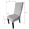 Kings Brand Furniture Pentam Faux Leather Upholstery Kitchen Dinette Dining Room Side Chairs, Set of 2 - 4 of 4