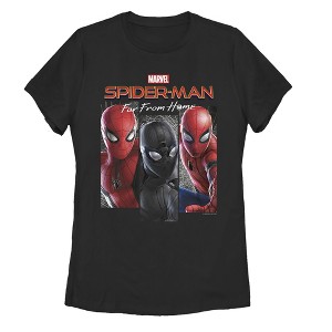 Women's Marvel Spider-Man: Far From Home Every Suit T-Shirt - 1 of 3