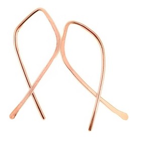 Open Teardrop Hoops by Lotus Stone Jewelry - 1 of 4