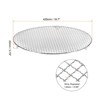 Unique Bargains Stainless Steel Round Cross Wire Barbecue Grill with Legs - 2 of 4