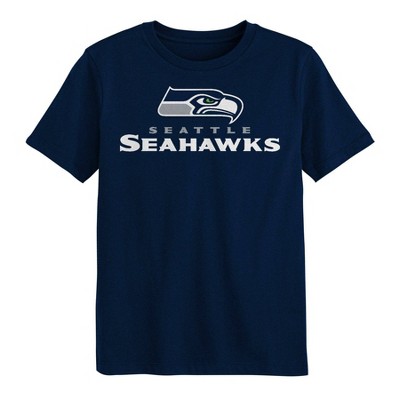 Junk Food Seattle Seahawks Bold Logo Fan T-Shirt - Unisex Short Sleeve Tee, Size Large 13 thumbnail image
