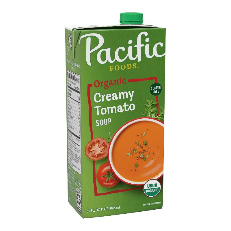 Pacific Foods Organic Gluten Free Creamy Tomato Soup - 32oz, 1 of 13
