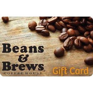 Beans & Brew Coffee House Gift Card (Email Delivery) - 1 of 1