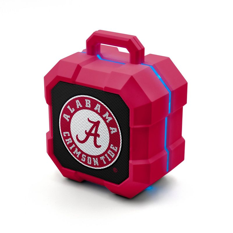 NCAA Alabama Crimson Tide LED Shock Box Bluetooth Speaker, 1 of 5