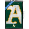 Trends International MLB Oakland Athletics - Logo 25 Framed Wall Poster Prints - 3 of 4