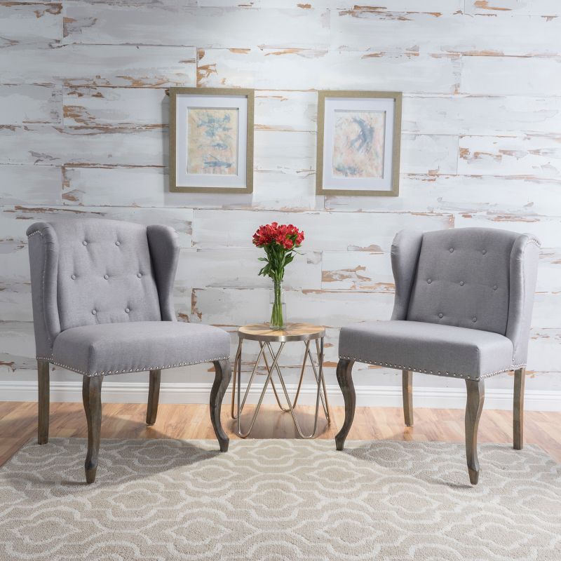 Set of 2 Niclas Accent Chair - Christopher Knight Home, 3 of 8
