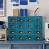 YIYIBYUS 16 Drawer Cabinet, Wooden Medicine Cabinet, Desktop Drawer Organizer - 2 of 4