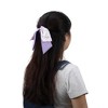 Unique Bargains Women's Classic Grace Bow Hair Ties 2.76" Diameter Purple 1 Pc - image 2 of 4