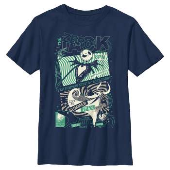 Boy's The Nightmare Before Christmas Jack and Zero Fest Poster T-Shirt