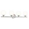 Neoma 4-Light Vanity Wall Light - Modern Opal Glass & Steel Fixture for Bathrooms - 4 of 4