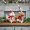 Plush Dog Character on Sled and Skis (Set of 2) - 2 of 4