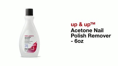 Acetone Nail Polish Remover - 6oz - Up & Up™ : Target