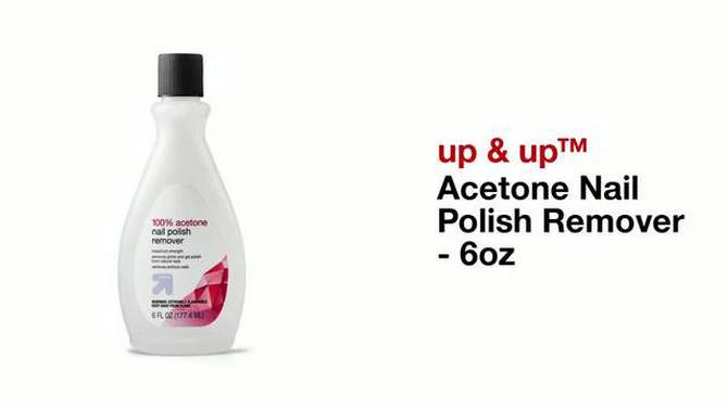 Acetone Nail Polish Remover - 6oz - up &#38; up&#8482;, 2 of 5, play video