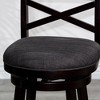 24" Counter Height Swivel Stool Modern Dining Chairs Bar Chairs X-Backrest Chair Armless Stool - 2 of 4