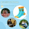 FURNIinspire 5 Pairs Socks Gift for Boy Kid Toddler Summer Sock Cotton Crew Socks Plush Sleeping Slipper Sock Soft, Multicolored, 8.58"*0.39"*0.39" - 4 of 4