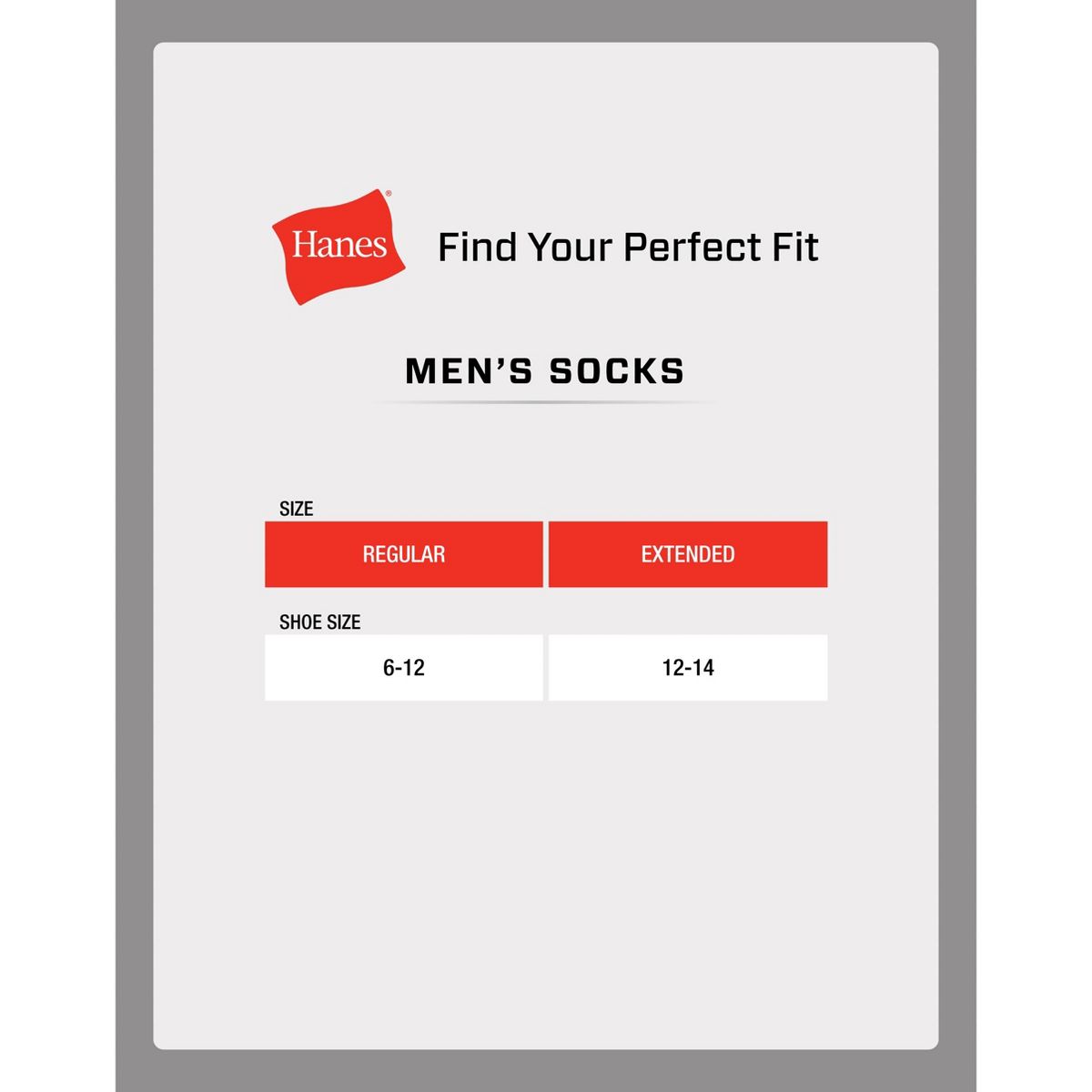 Hanes X-Temp Men's Lightweight Crew Socks, Shoe Sizes 6-12, 12-Pairs - thumbnail 6