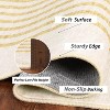 Modern Washable Geometric Rugs, Soft Living Room Rugs, Arched Pattern Area Rugs, Non-Slip Bedroom Rugs, Indoor Floor Rugs - 4 of 4