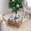 FURNIinspire Decorative Holiday Scene Props 2 Pack Bell Christmas Tree Hanging Decor Accents Holiday Display for Party, Silver, 6.3"*6.3"*7.9" - 3 of 4